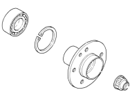 Radnabe hinten